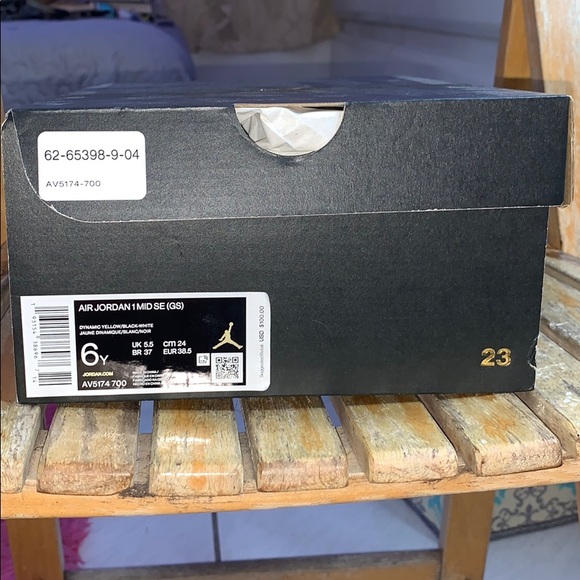 Air Jordan Mid Dynamic Yellow | Poshmark